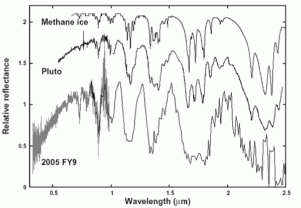 The spectrum of 2005 FY9