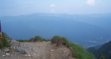 Bucegi Mountains view