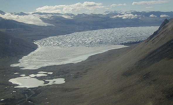 [DryValleyFrontGlacier.jpg]Disappearing glacier in the Dry Valleys, Antarctica