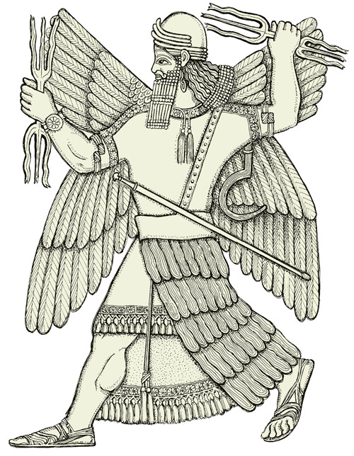 the godNinurat has four wings